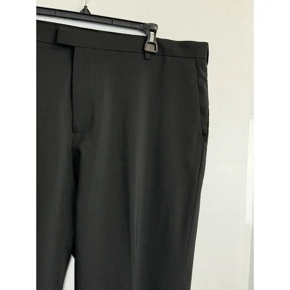 Van Heusen Flex Men's 40X32 Black Pants Comfort Stretch Slim Fit - Picture 2 of 6